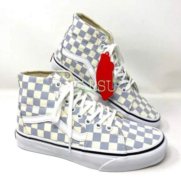 VANS 🔥SALE!🔥 Men's Sneakers Size 13 SK8-Hi Tapered Check Blue VN0A4U16XHX - Picture 5 of 6